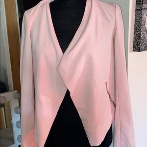 H&M blazer baby pink